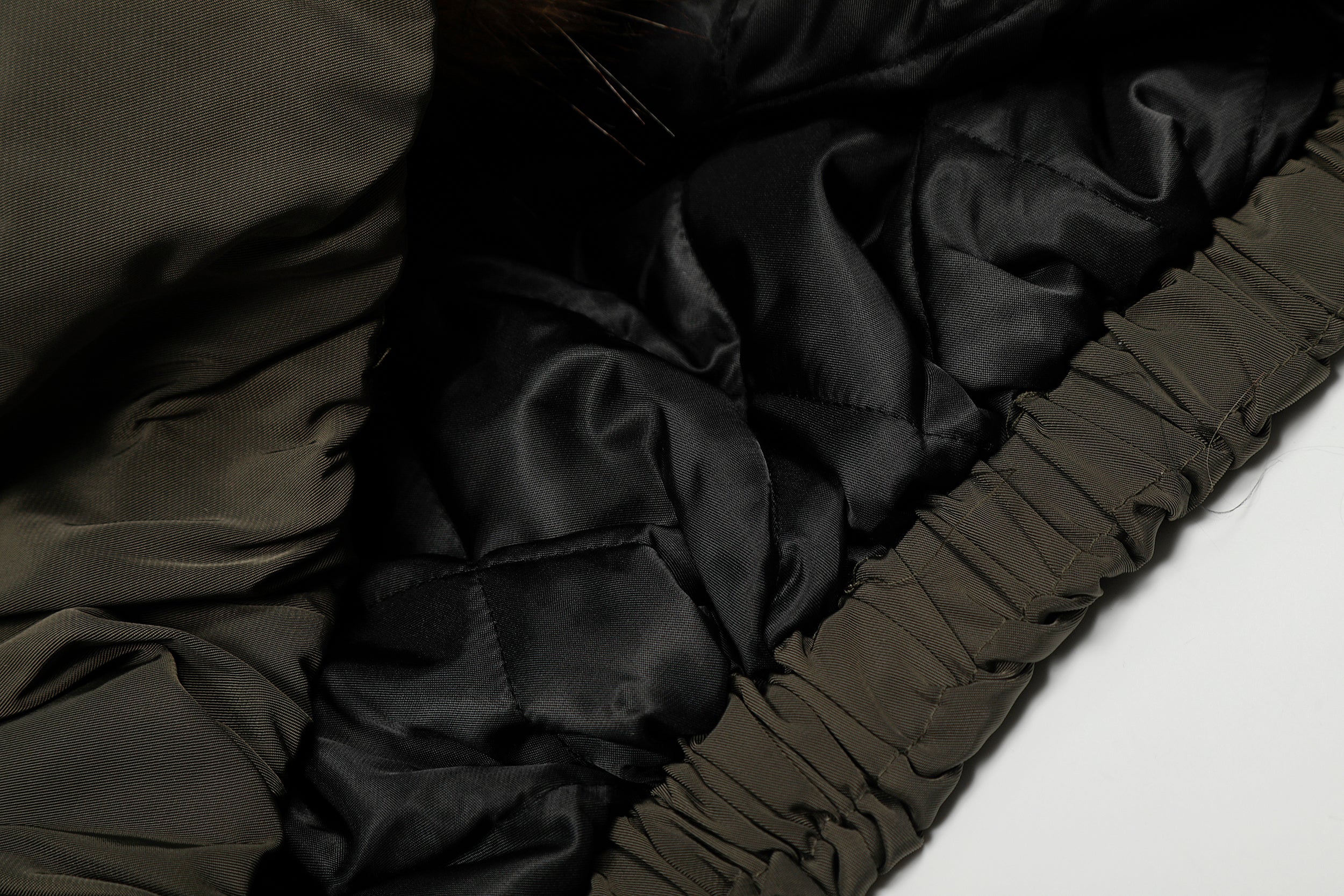 3-6-5.shop Faux Fur Collar Utility Bomber Jacket