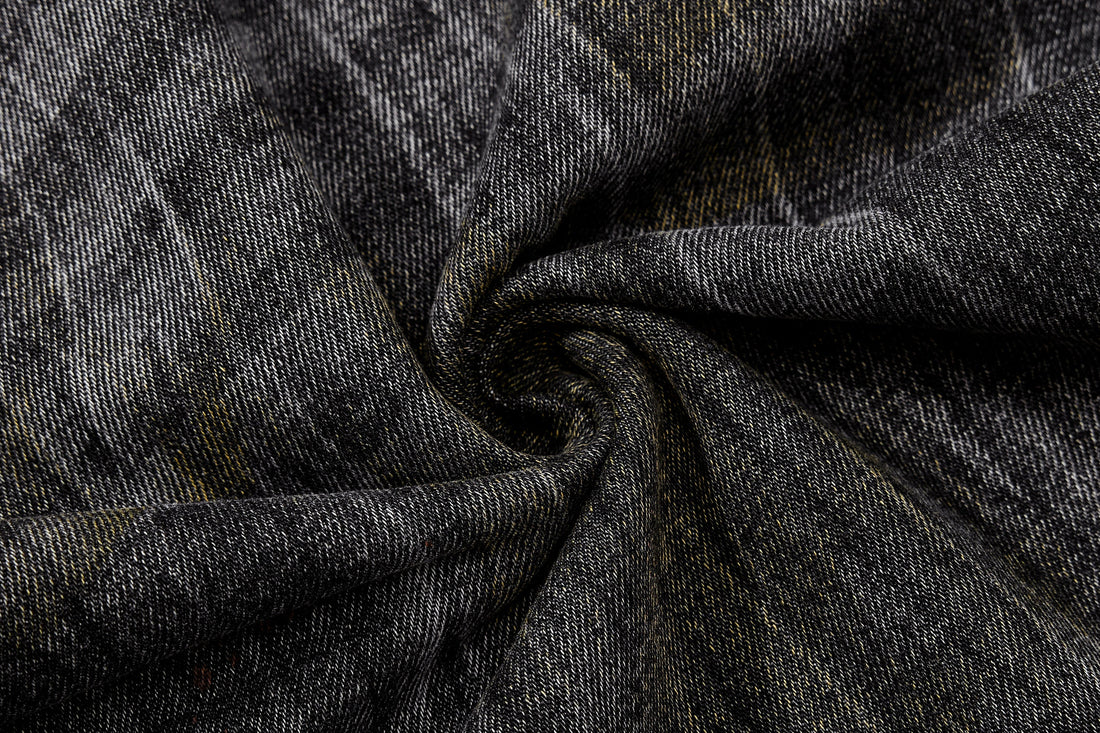 3-6-5.shop Vintage Washed Curved Denim Pants