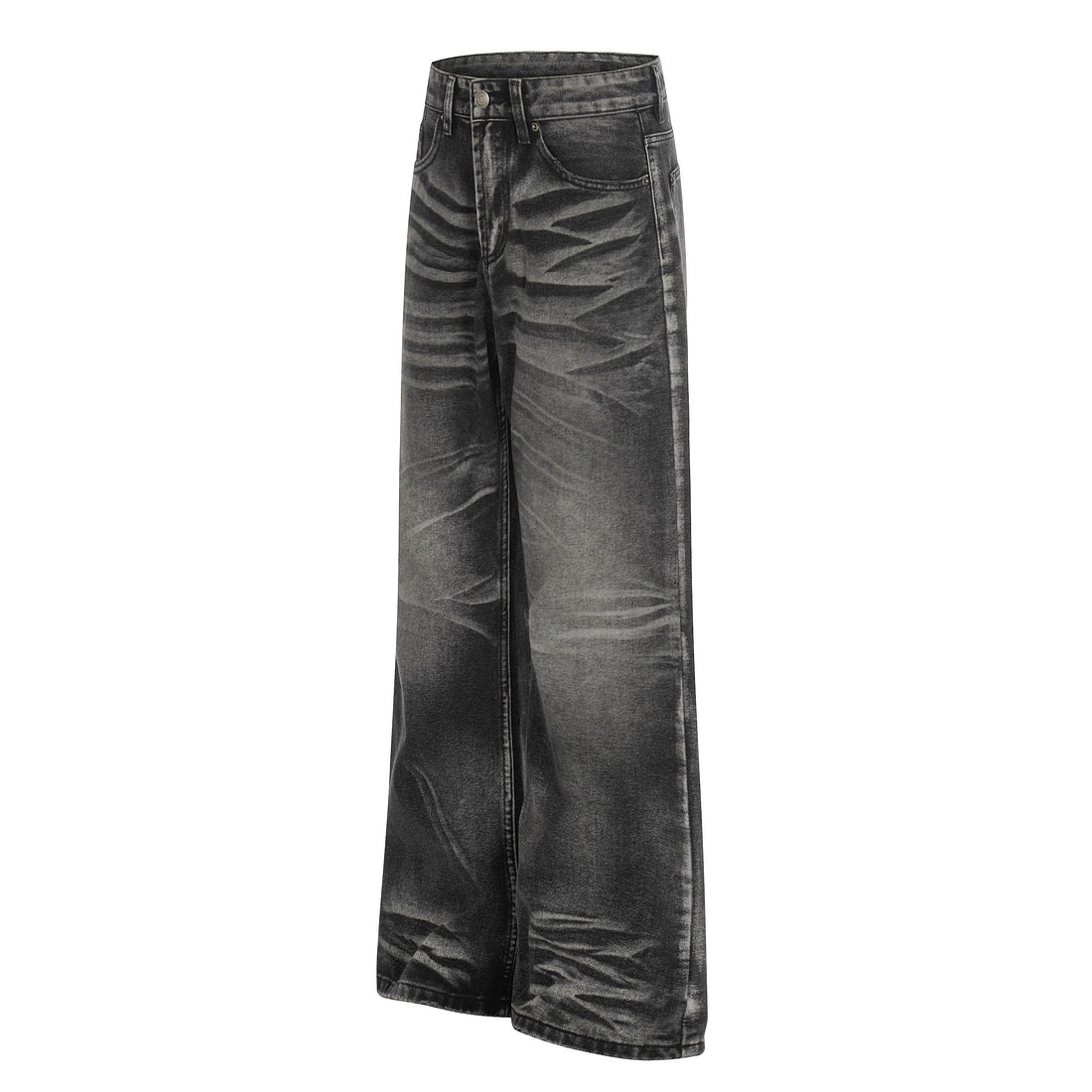 3-6-5.shop Washed Athletic Blend Denim Pants