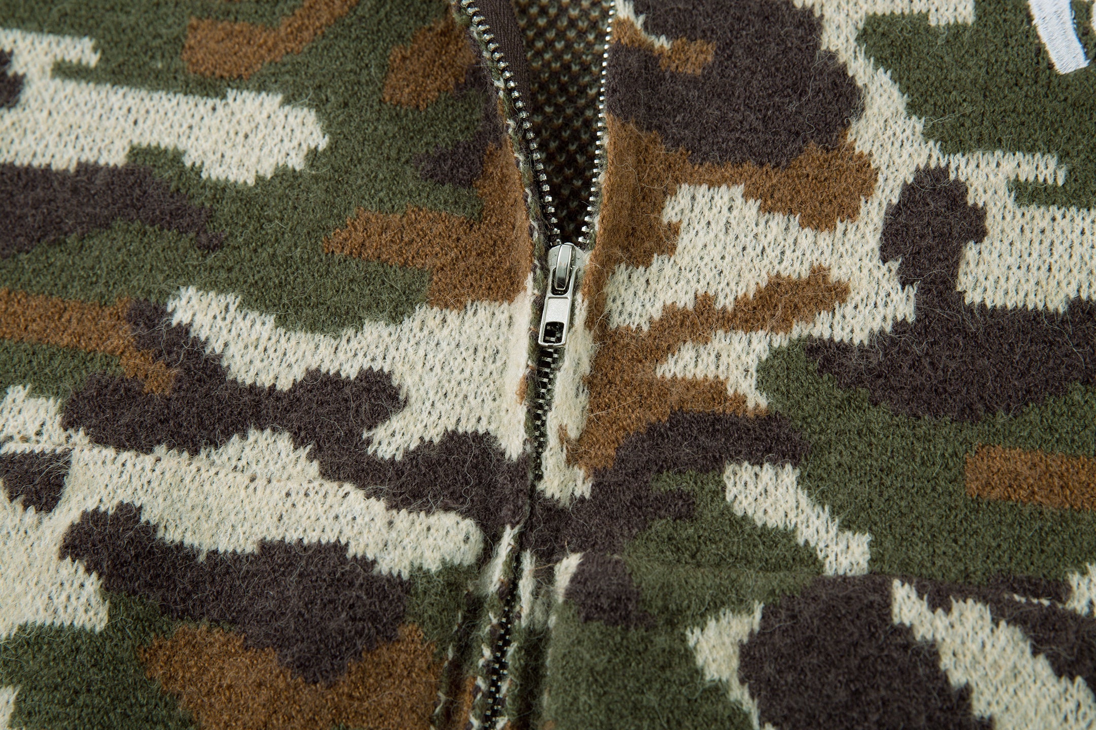 3-6-5.shop “07 Camo Knit Sweater”