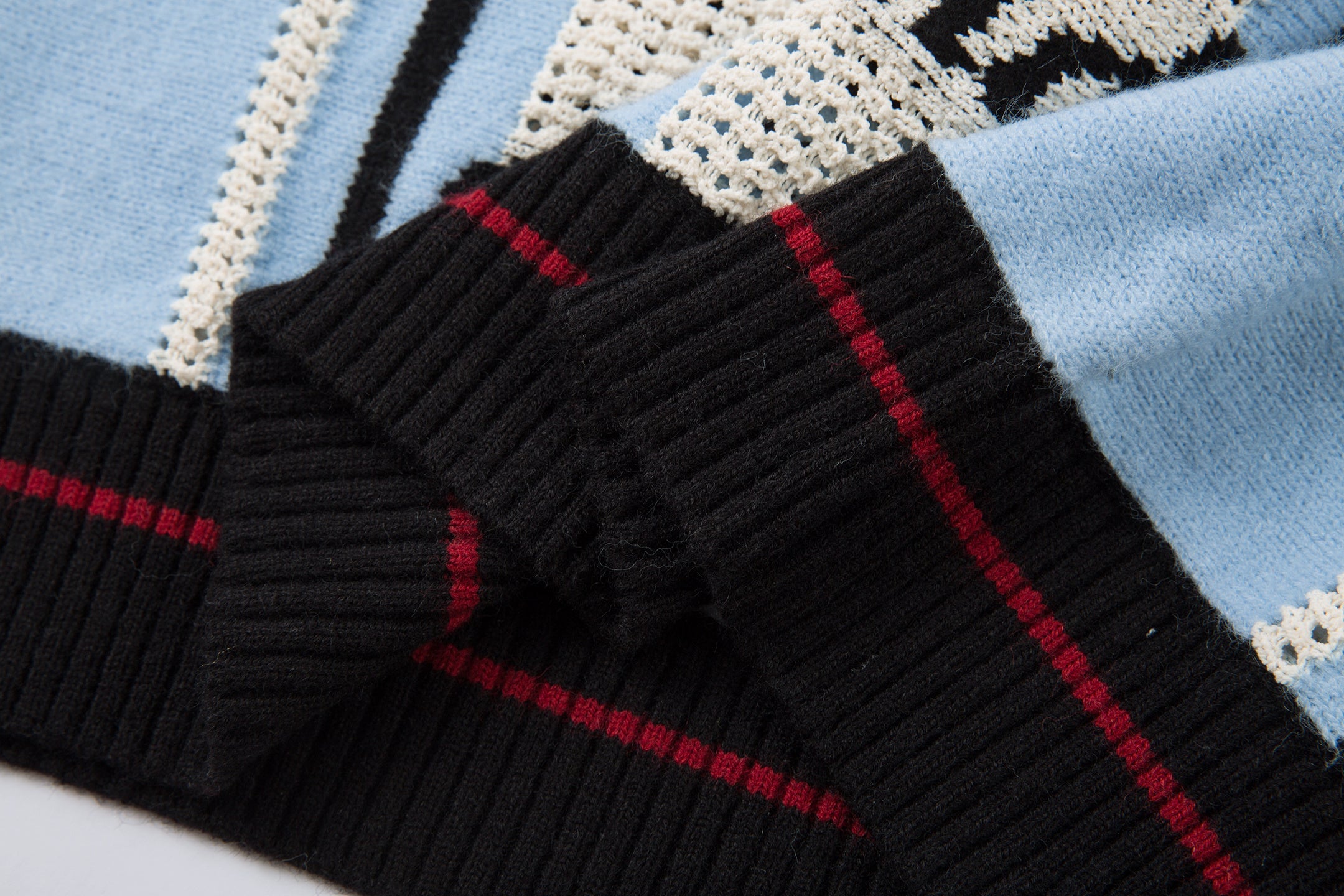 3-6-5.shop Varsity Stripe Knit Sweater