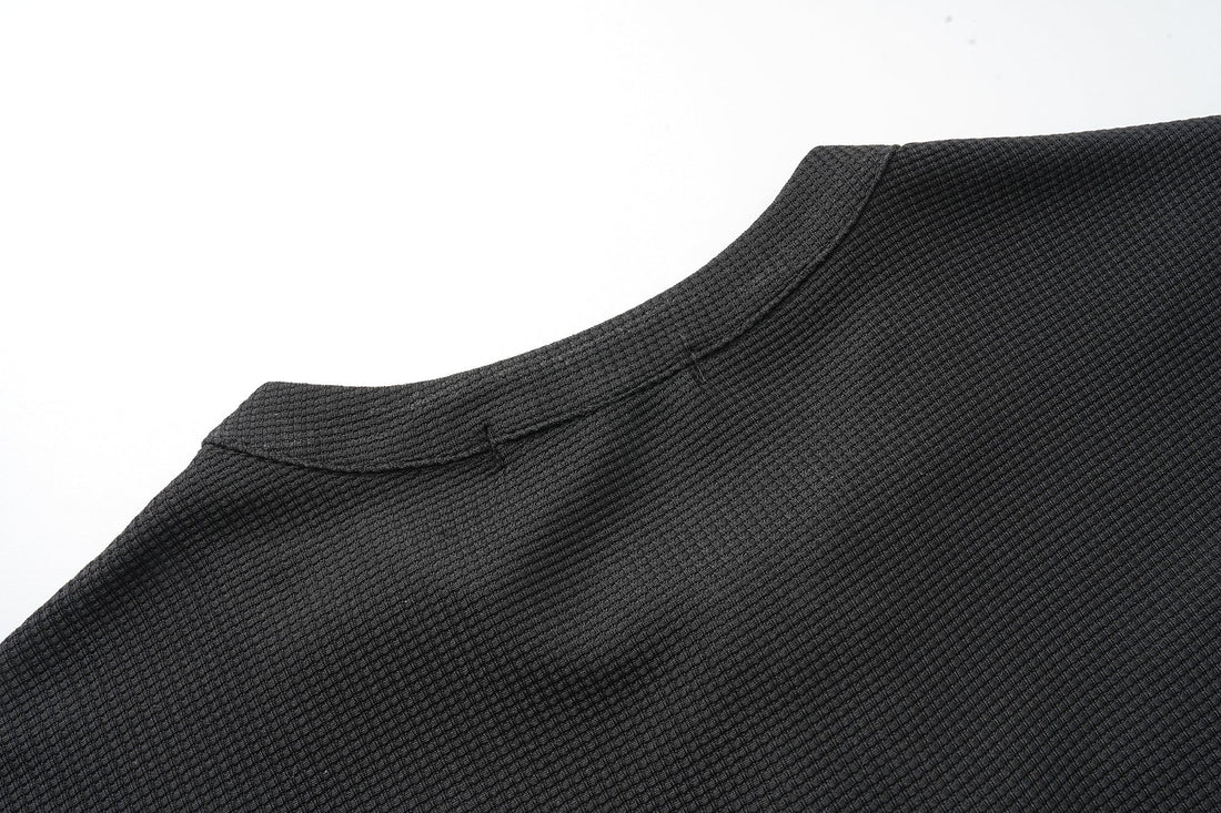 3-6-5.shop Retro Henley Long Sleeve Tee