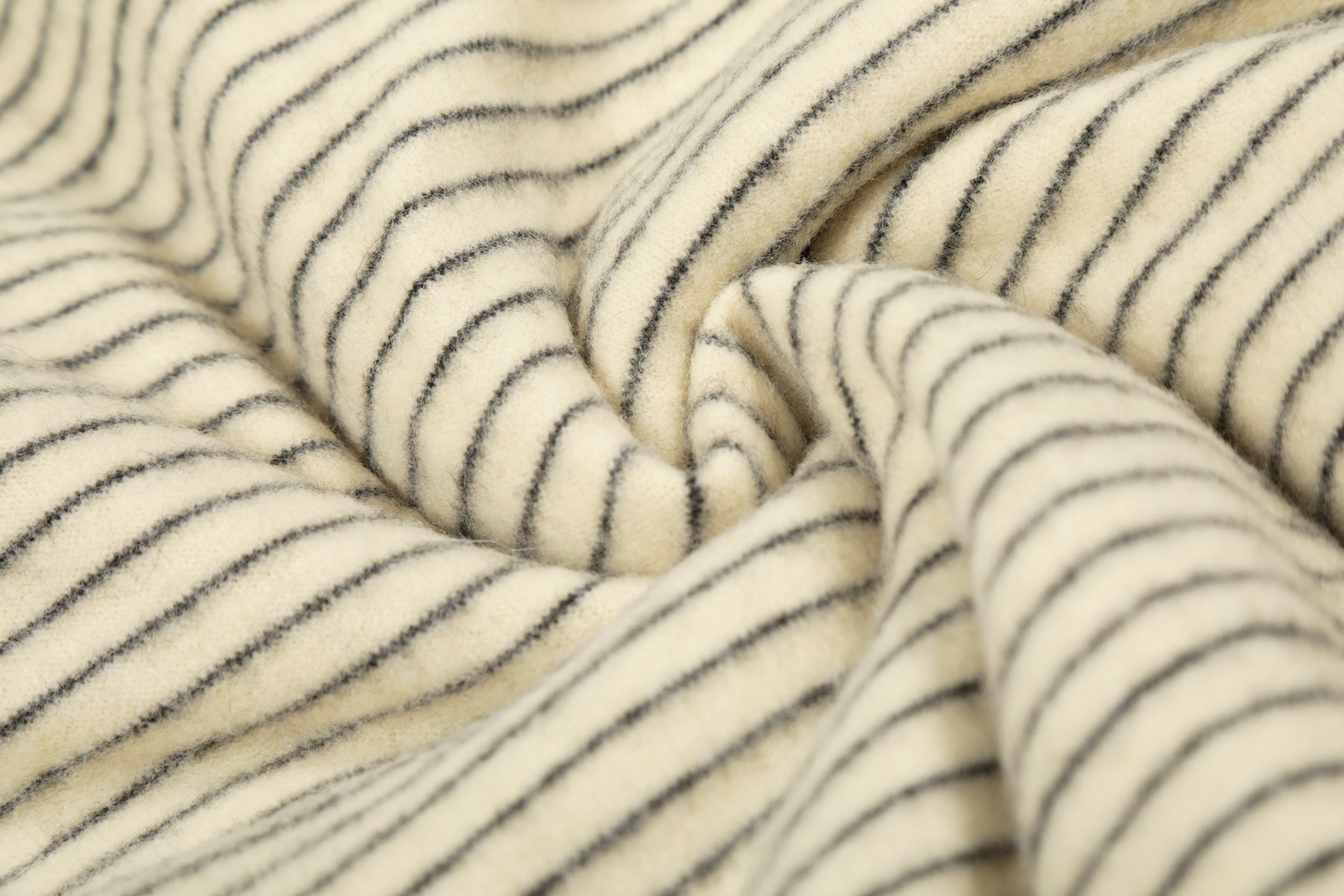 3-6-5.shop Faux-Fur Lined Striped Hoodie Jacket