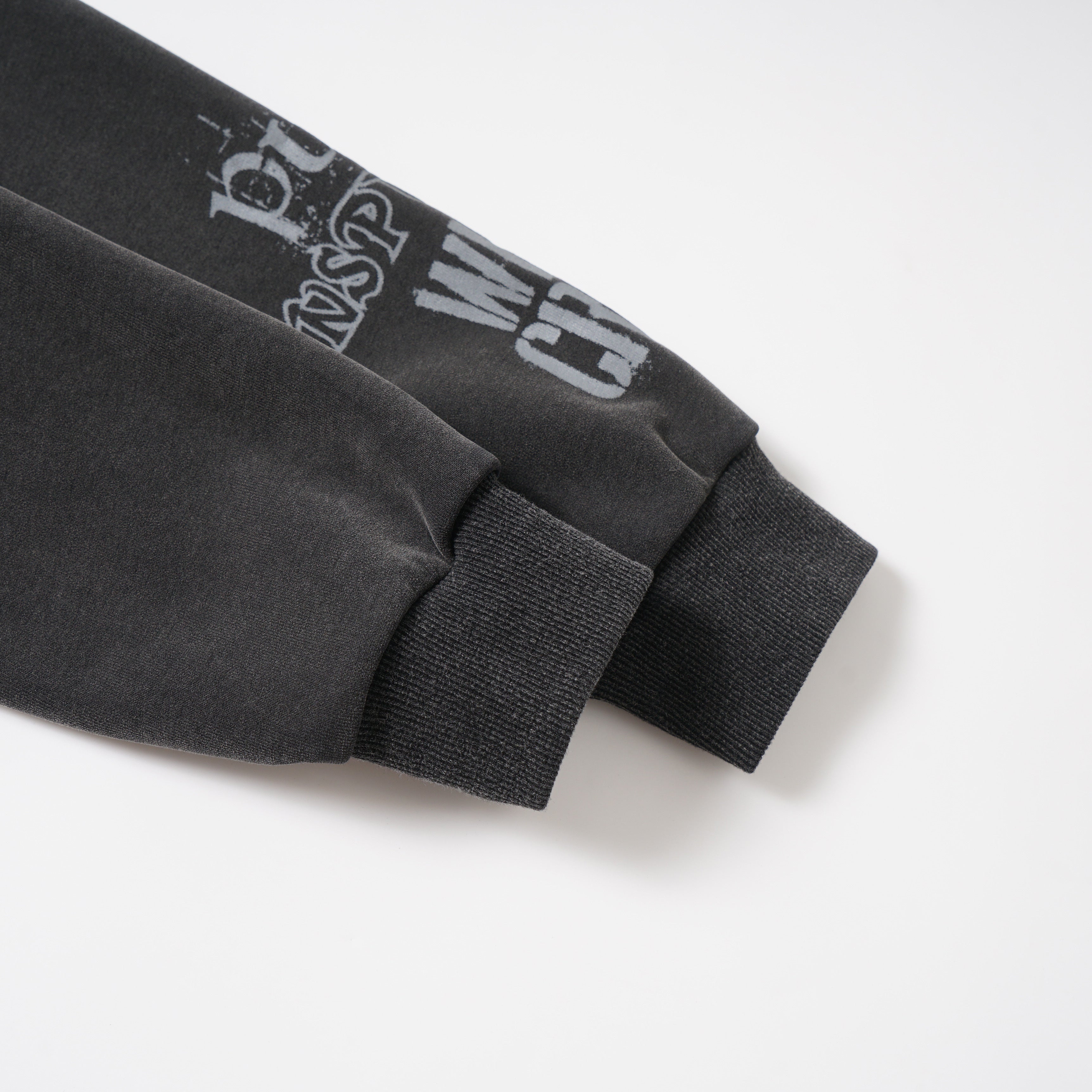 3-6-5.shop Punk Washed Zip Hoodie