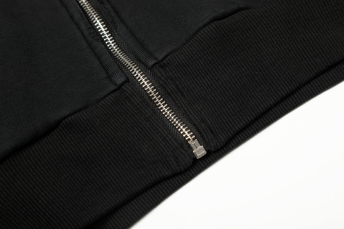 3-6-5.shop Gradient Graphic Zip-Up Hoodie