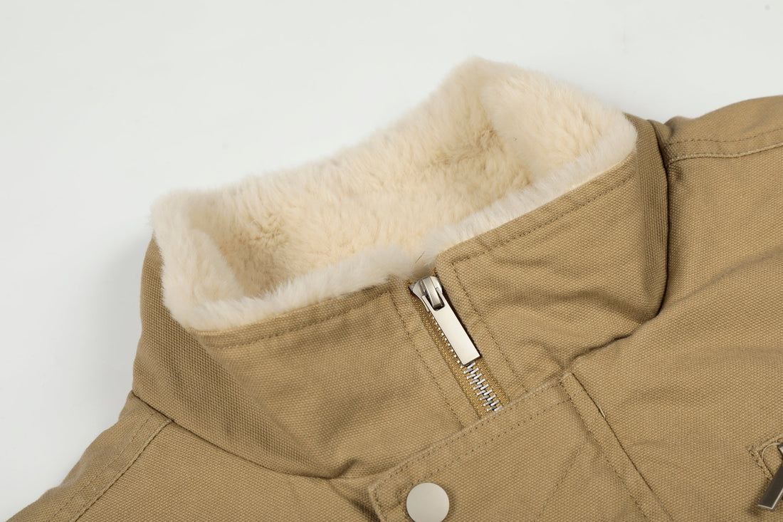 3-6-5.shop Toggle Sherpa Bomber Jacket