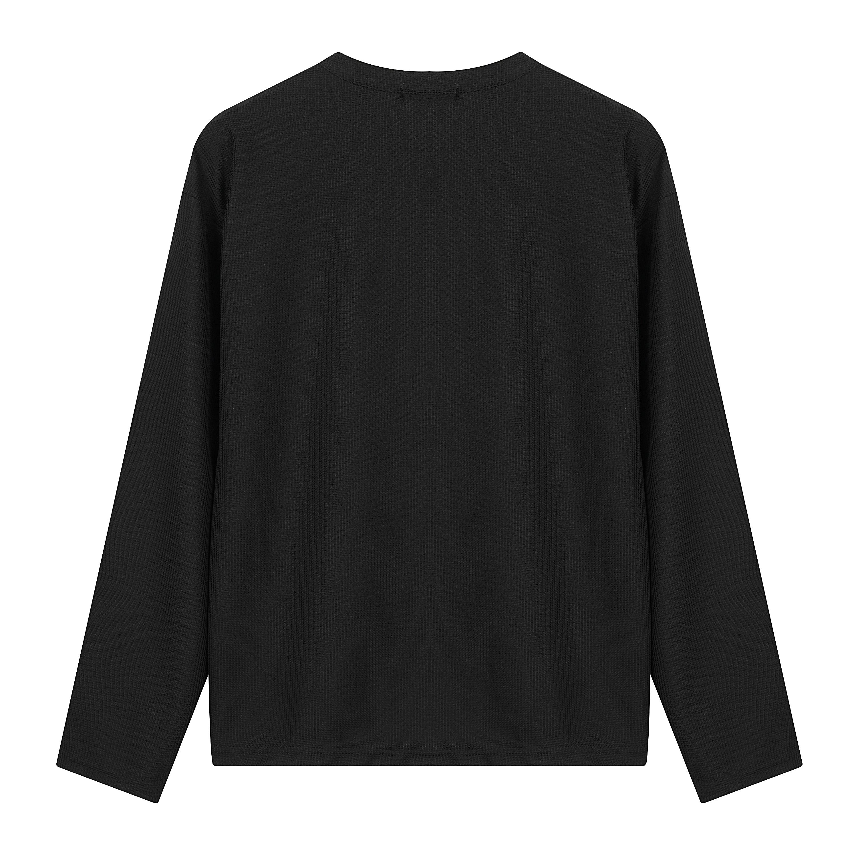 3-6-5.shop Retro Henley Long Sleeve Tee