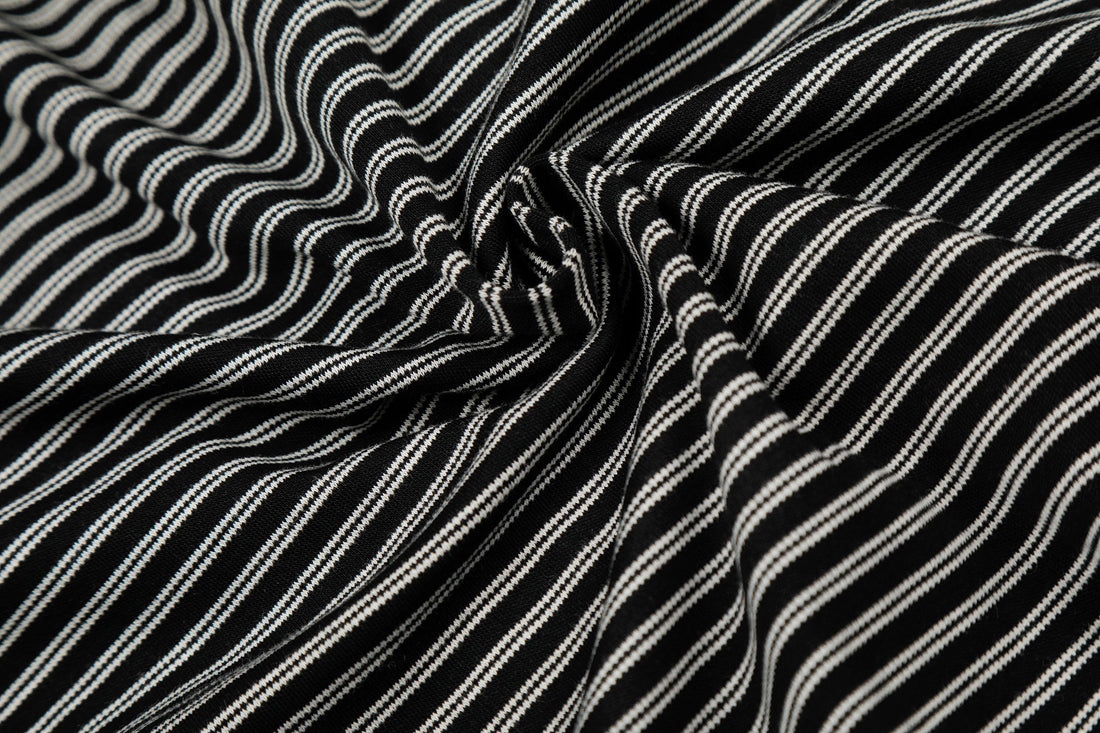 3-6-5.shop Striped Graphic Zip Hoodie