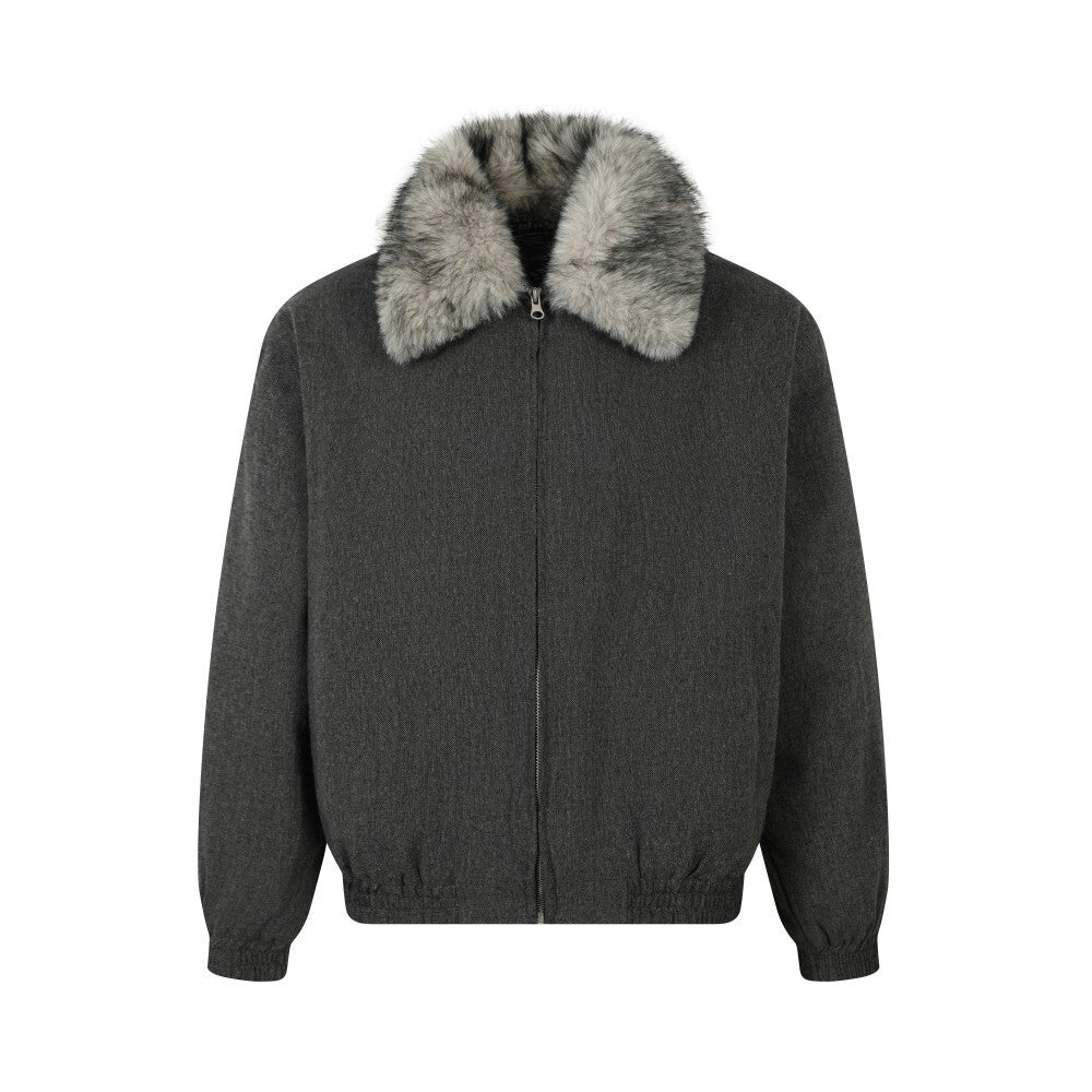 3-6-5.shop Faux Fur-Lined Winter Jacket