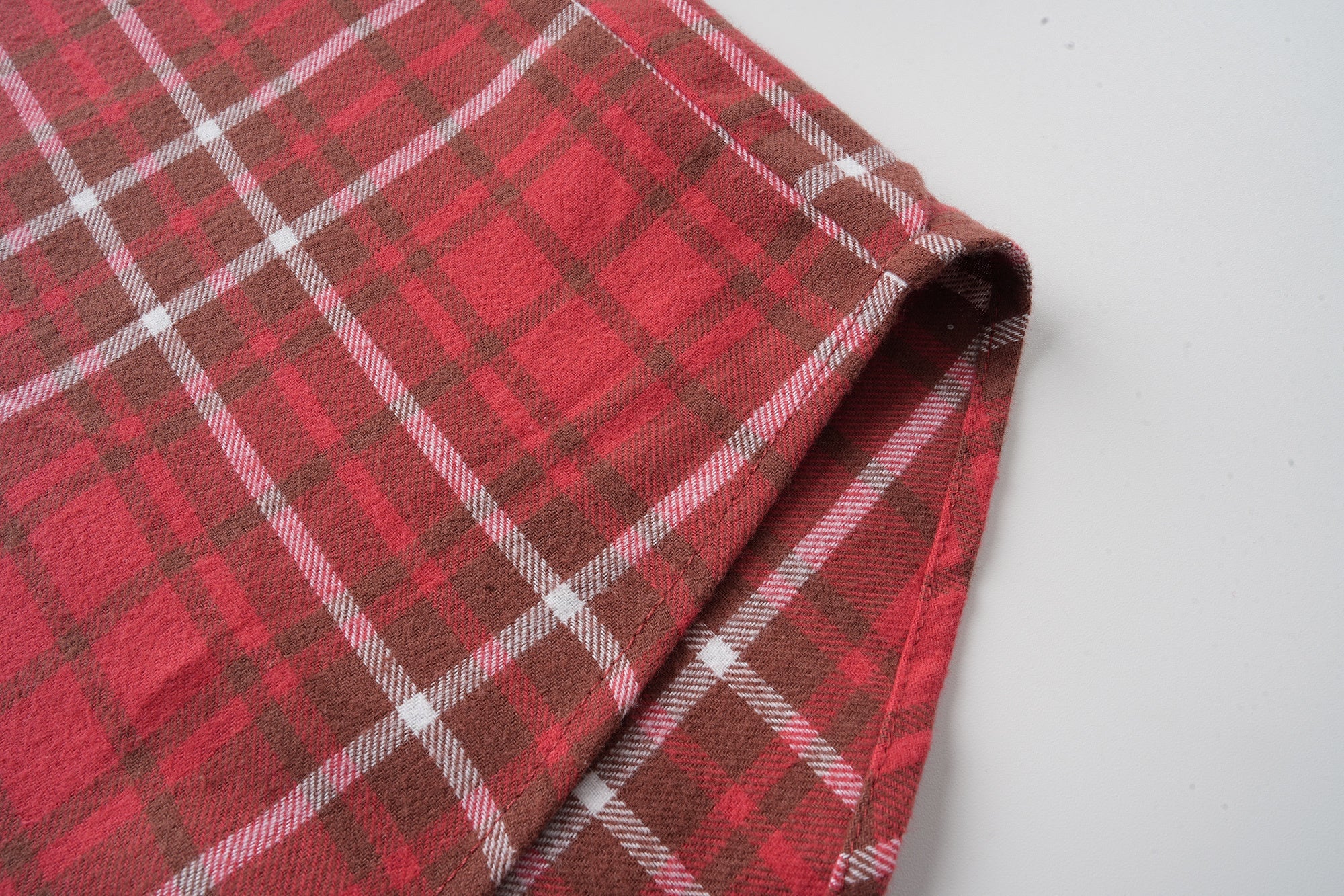3-6-5.shop Patchwork Plaid Button-Up Shirt