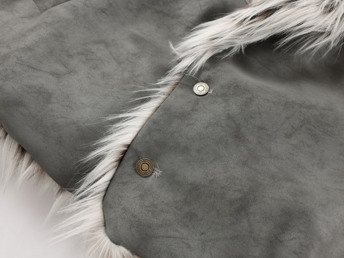 3-6-5.shop Faux-Fur Collar Winter Jacket