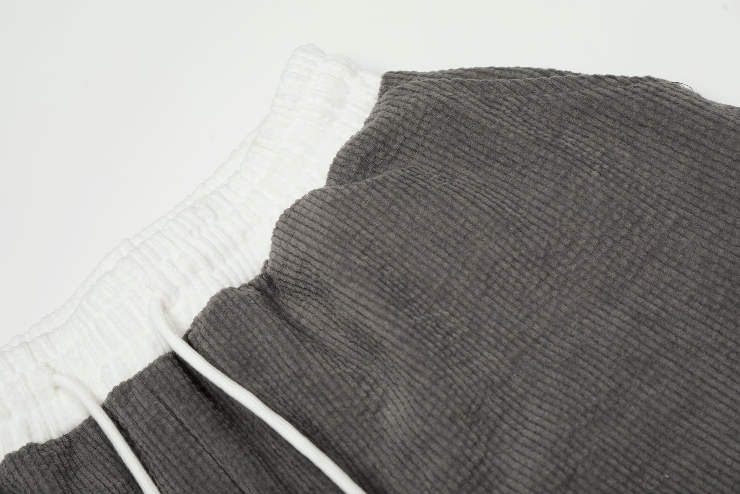 3-6-5.shop Corduroy Paw Embroidered Pants