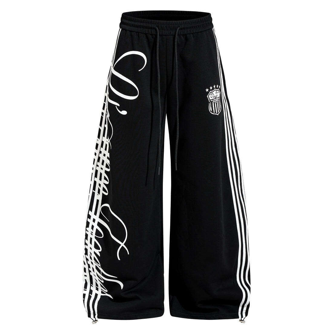 3-6-5.shop  Script Stripe Wide-Leg Sweatpants