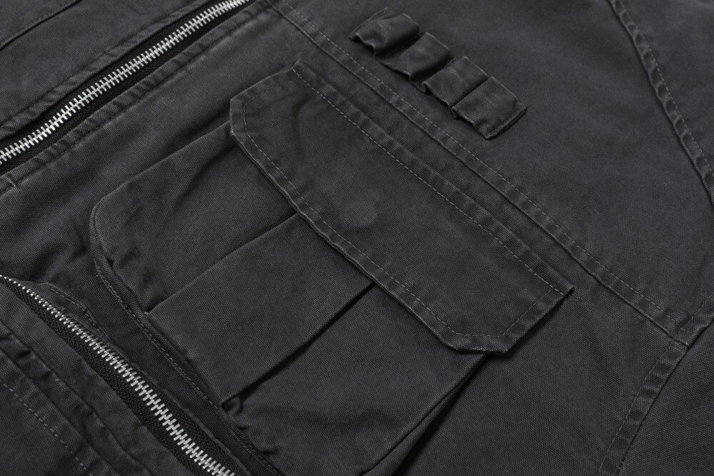 3-6-5.shop Utility Pocket Bomber Jacket