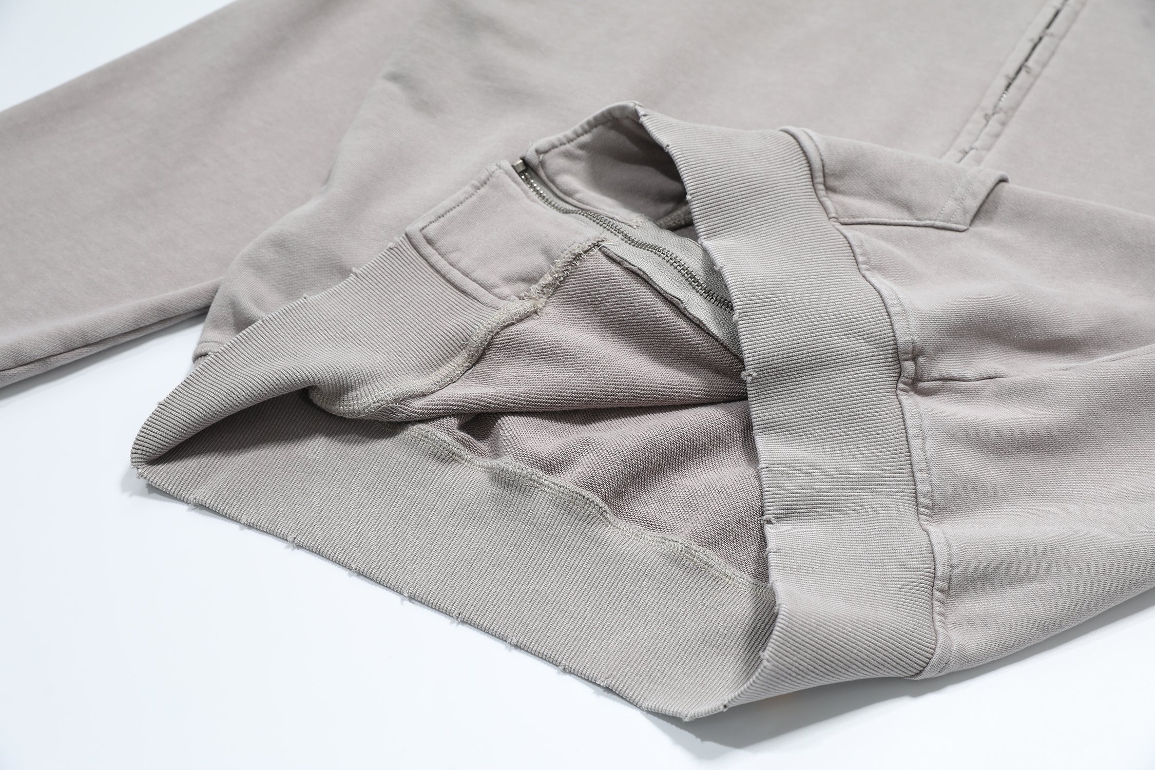 3-6-5.shop Vintage Crest Zip Hoodie