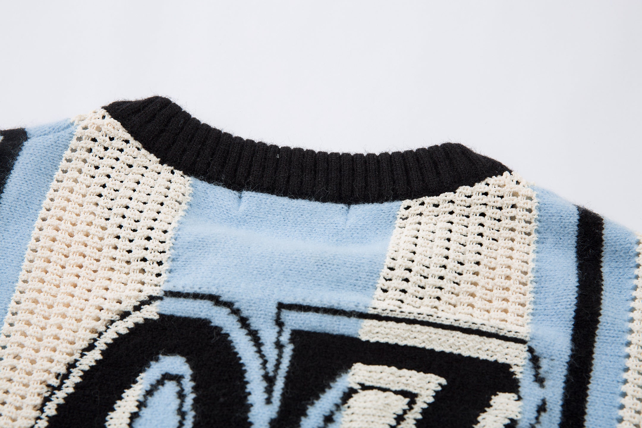 3-6-5.shop Varsity Stripe Knit Sweater