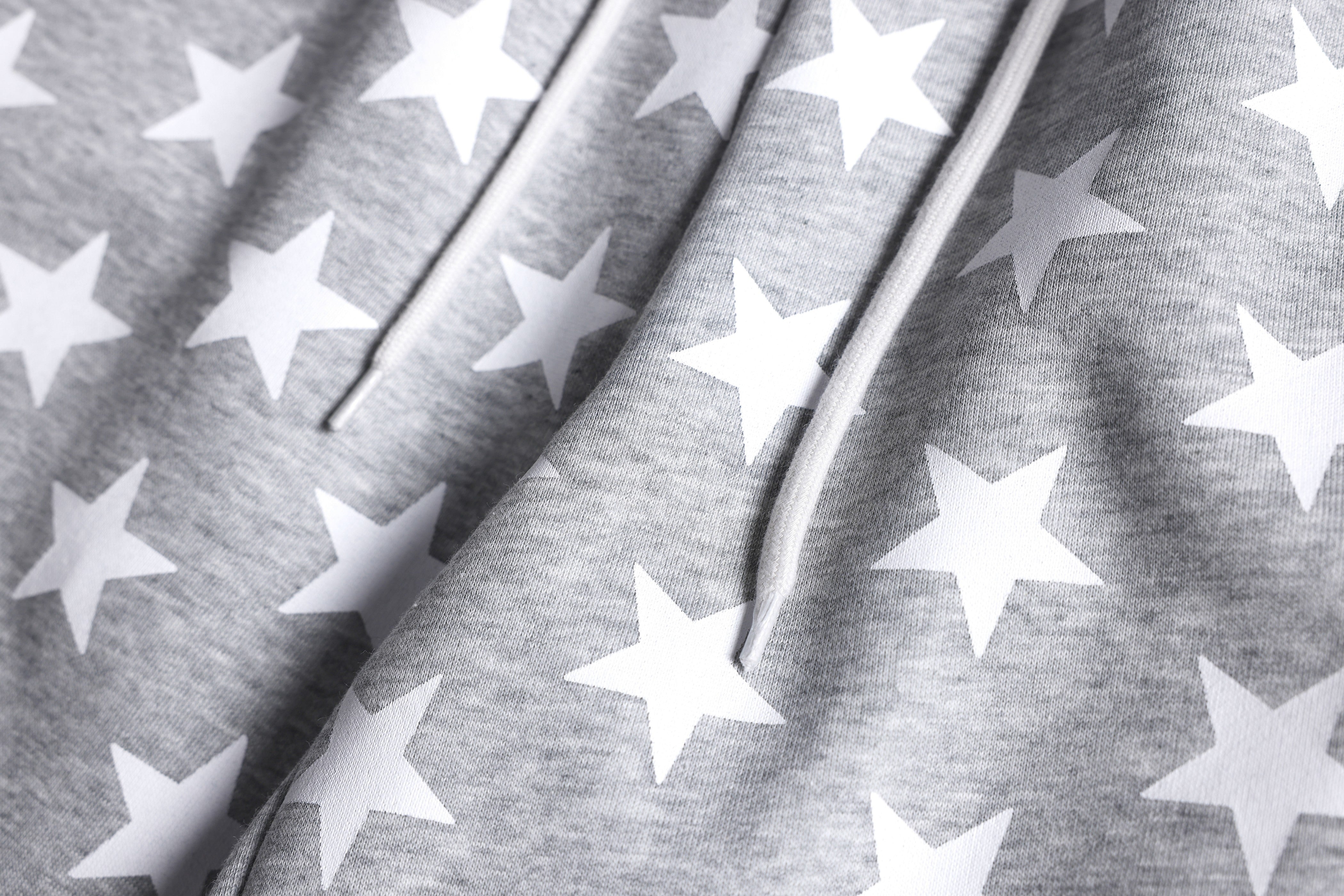 3-6-5.shop Star Print Wide-Leg Sweatpants