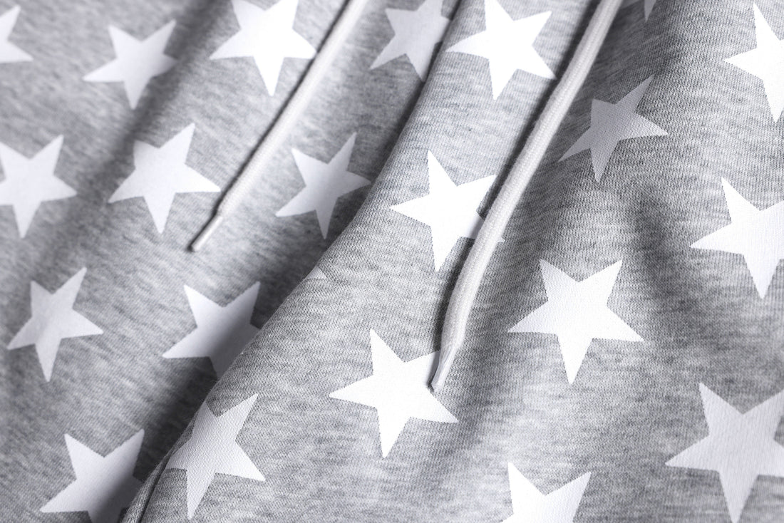 3-6-5.shop Star Print Wide-Leg Sweatpants