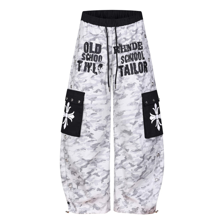 3-6-5.shop Camo Graphic Cargo Pants