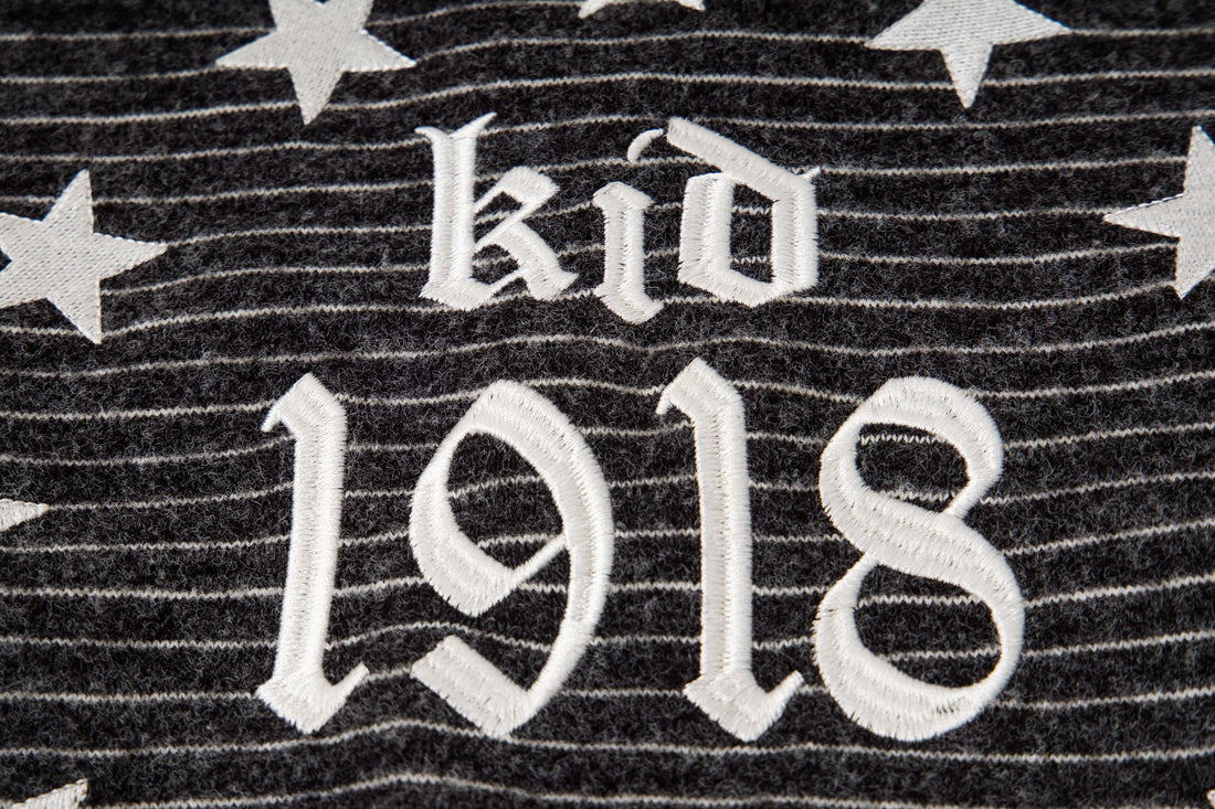 3-6-5.shop Striped Knit Zip Hoodie