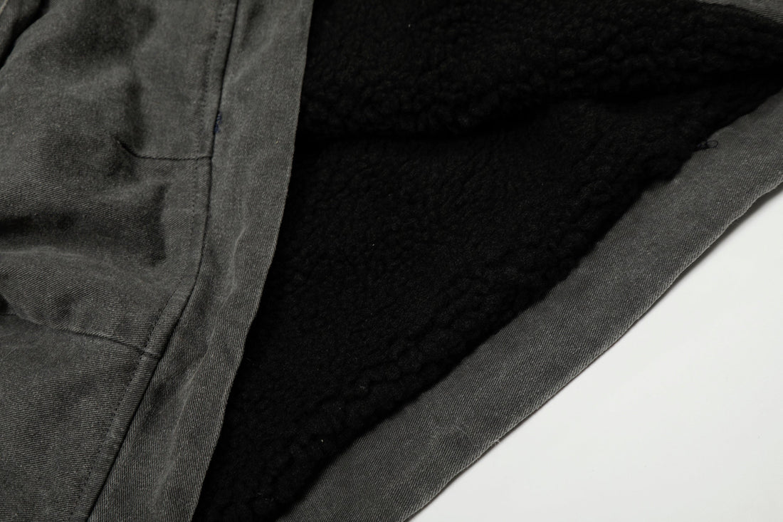 3-6-5.shop Washed Utility Hooded Jacket