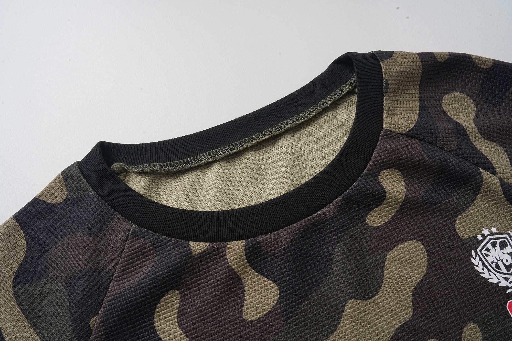 3-6-5.shop Camo Graphic Long Sleeve Jersey