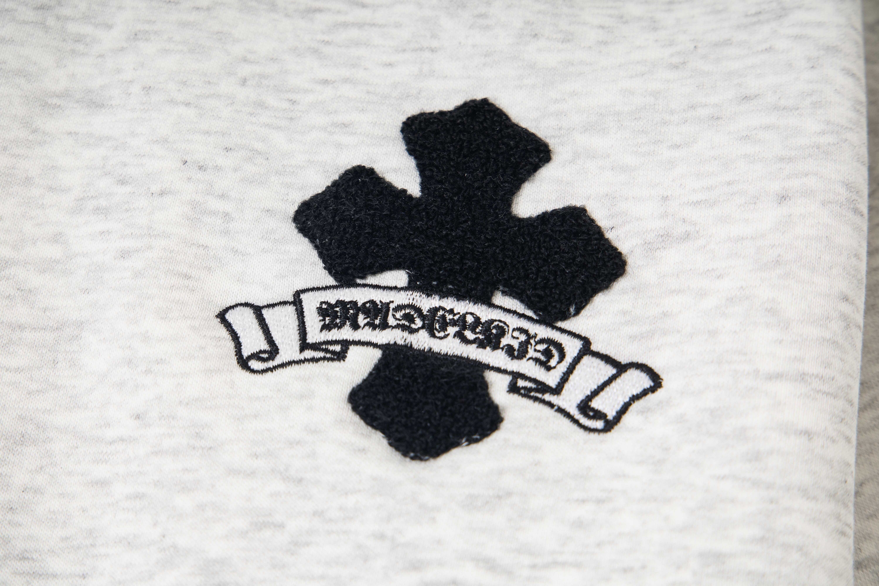 3-6-5.shop Cross Patch Full-Zip Hoodie