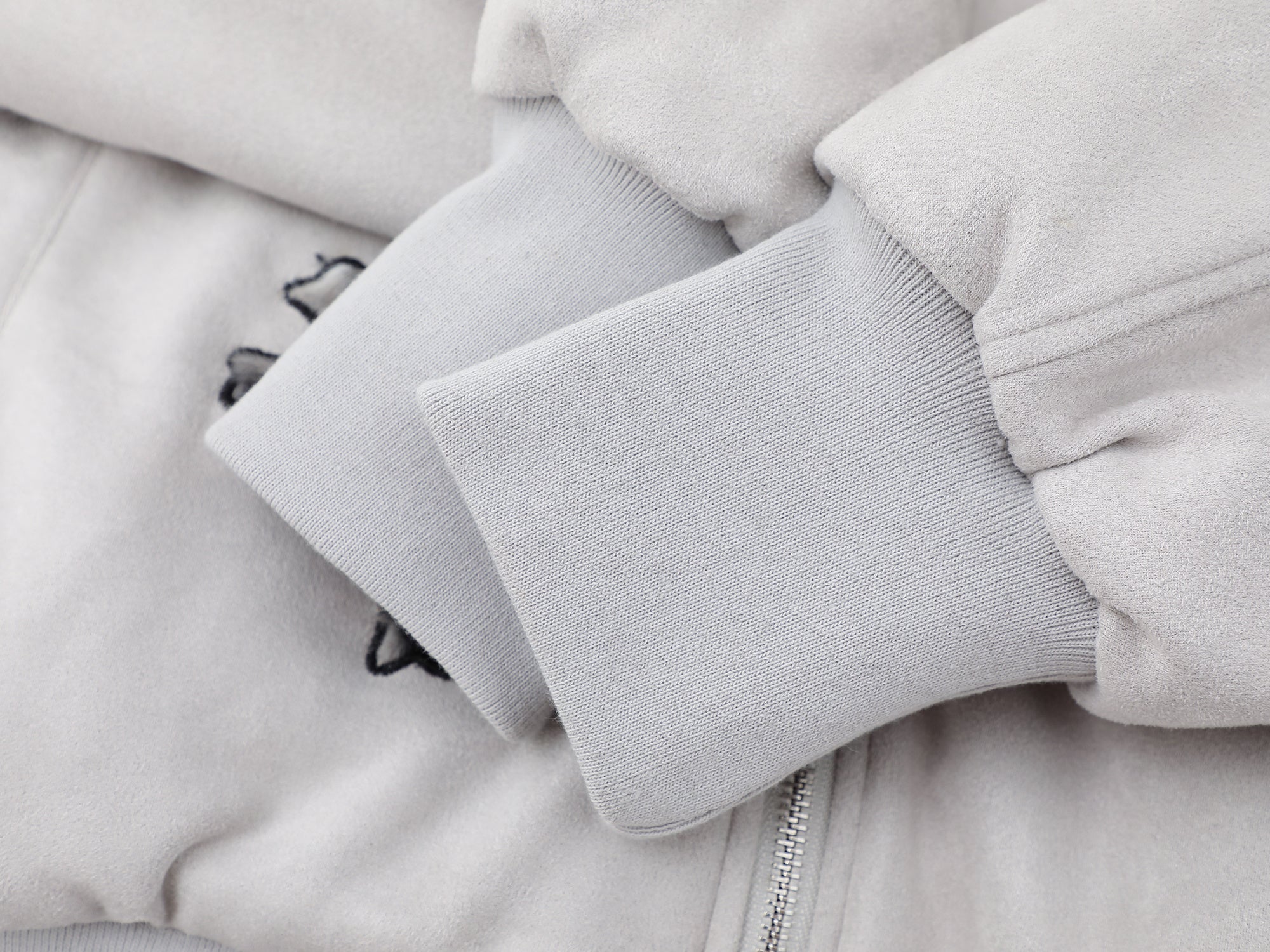 3-6-5.shop Cross Patch Fur Hoodie Jacket