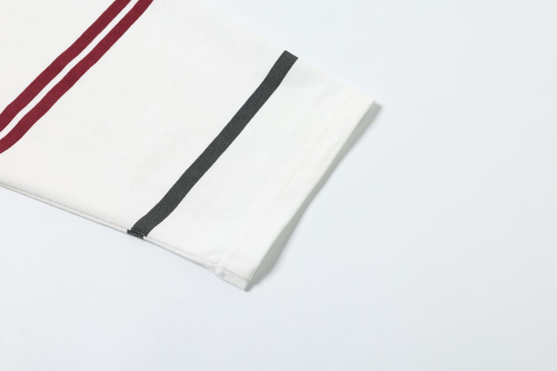 3-6-5.shop Striped Long Sleeve Tee