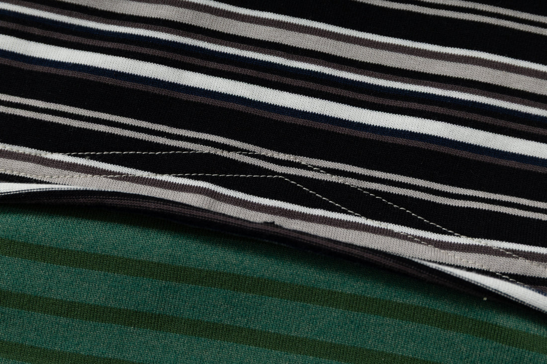 3-6-5.shop Striped Long Sleeve Tee