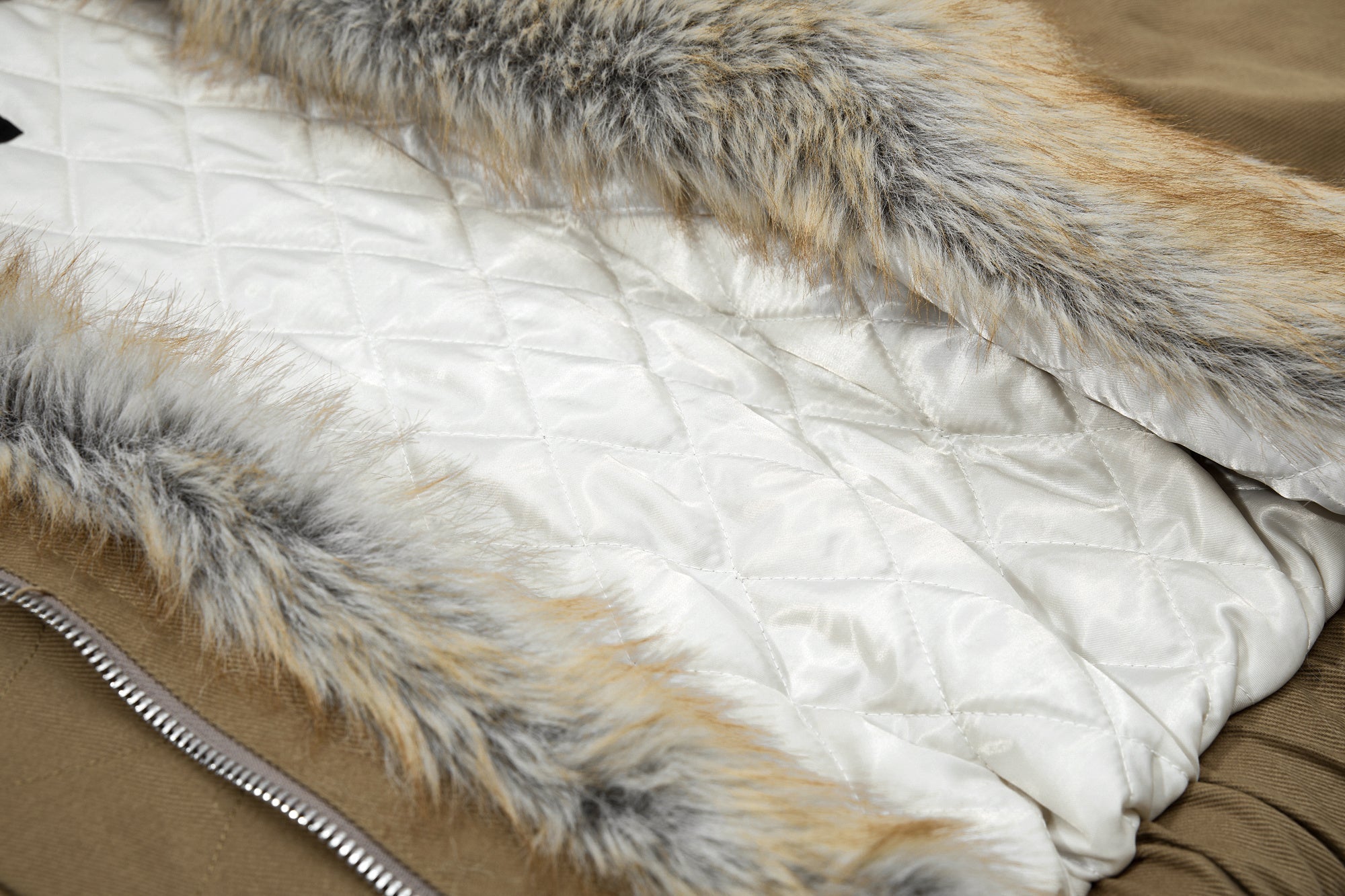 3-6-5.shop Fur-Lined High-Neck Cotton Jacket