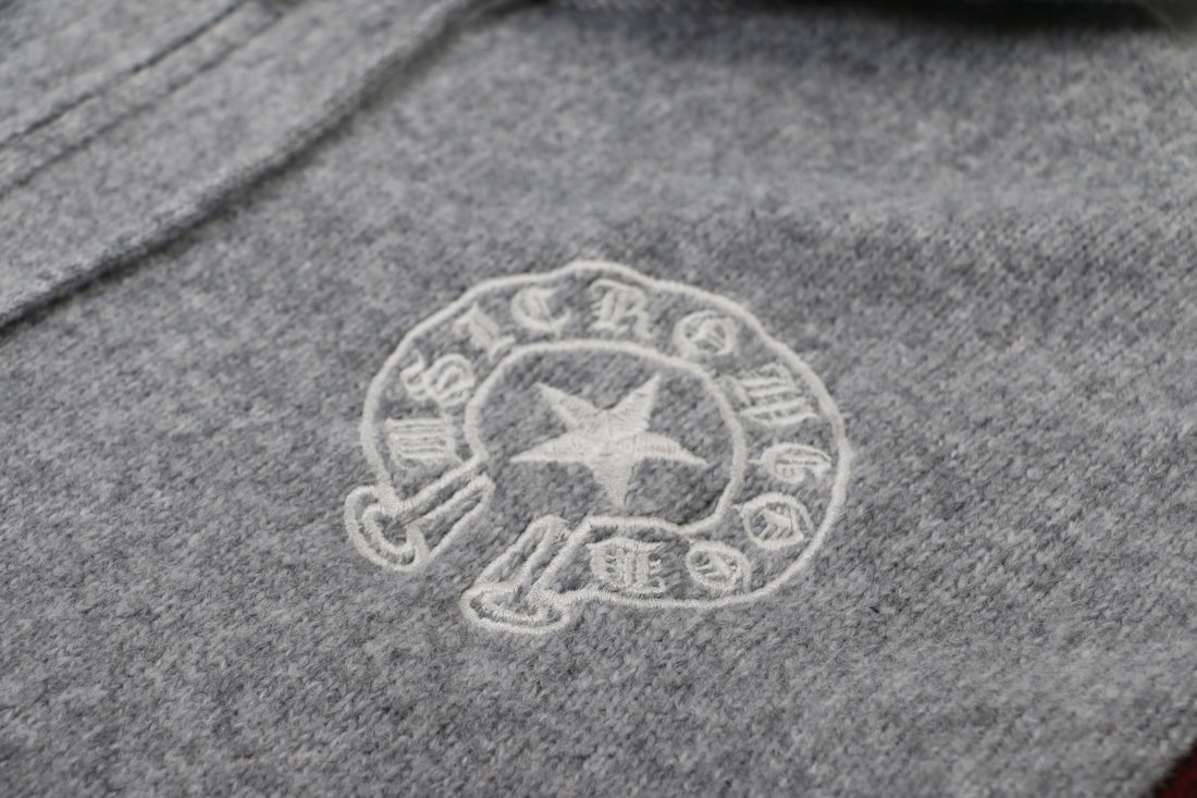 3-6-5.shop Vintage Star Knit Zip Hoodie