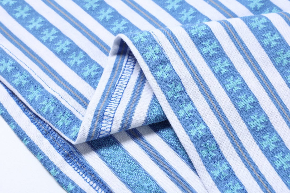 3-6-5.shop Heritage Stripe Long Sleeve Polo