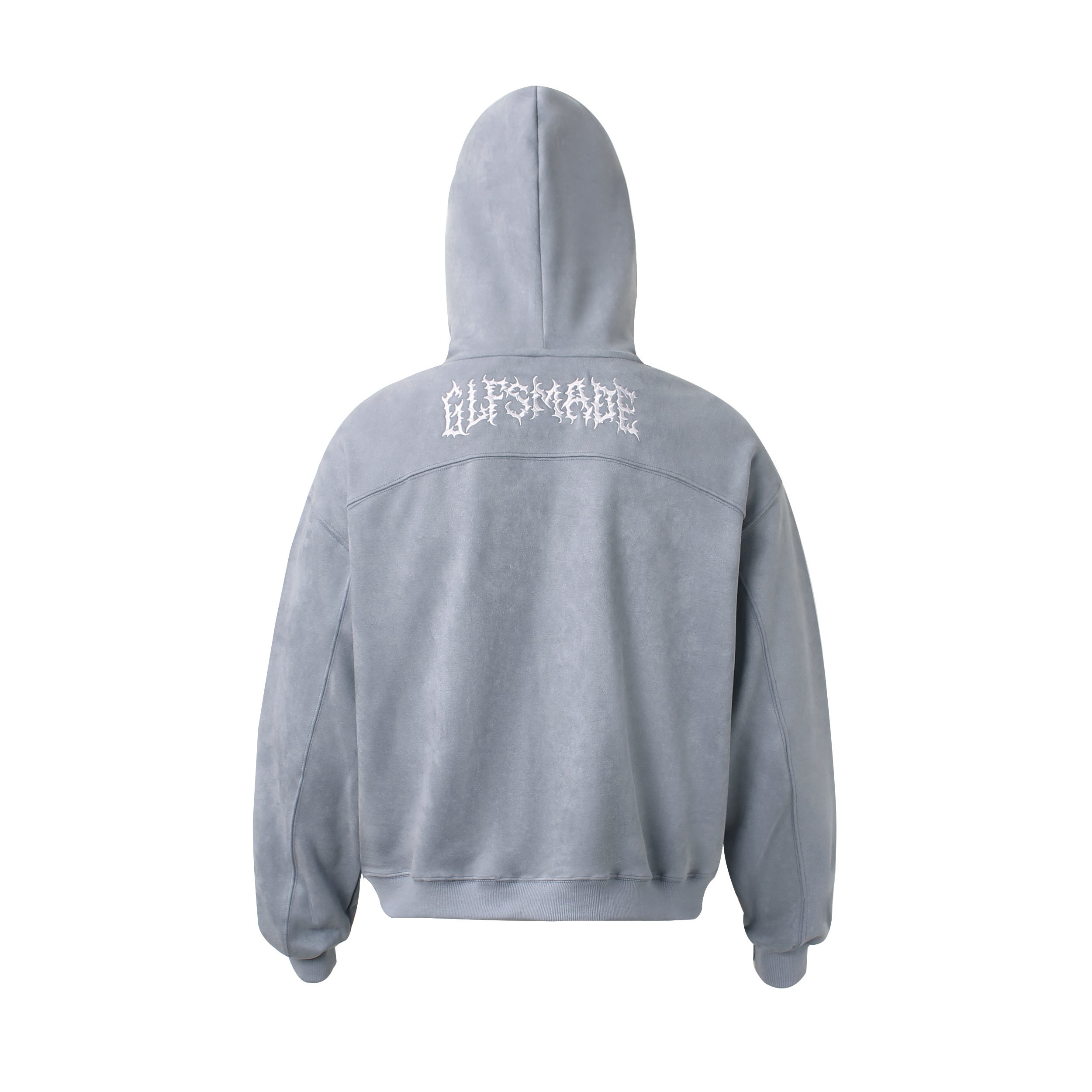 3-6-5.shop “Viewpoint” Suede Track Hoodie