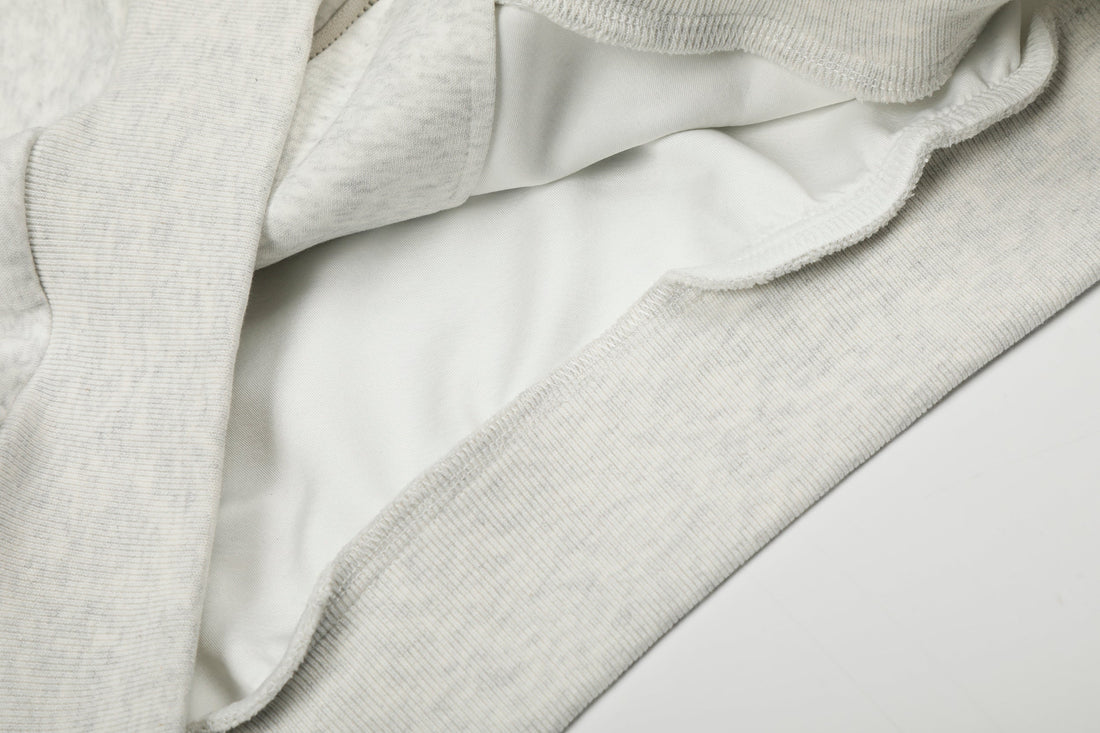 3-6-5.shop Cross Emblem Zip Hoodie