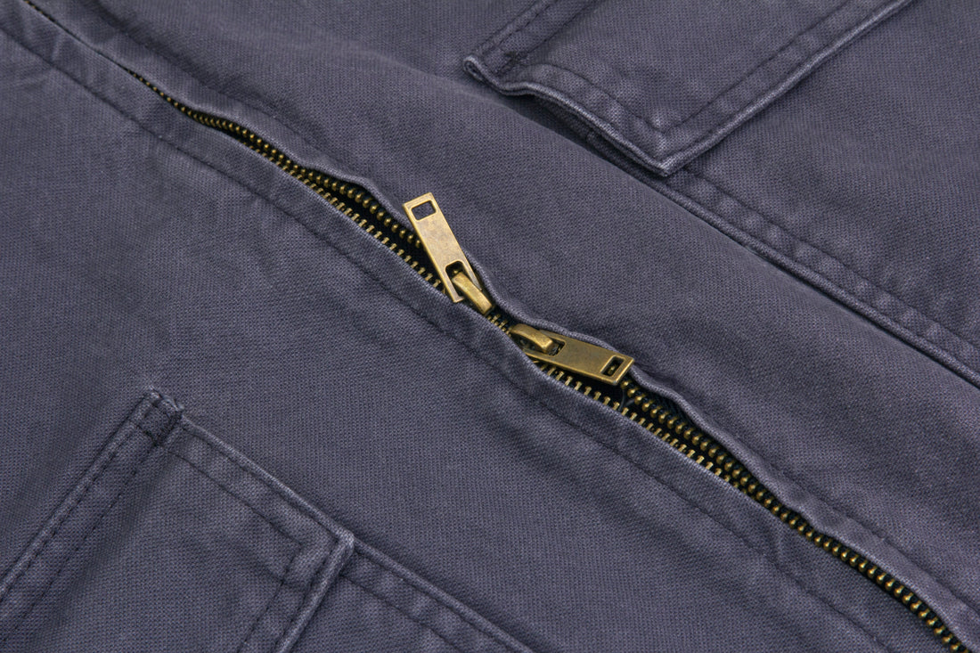 3-6-5.shop Vintage Washed Zip Jacket