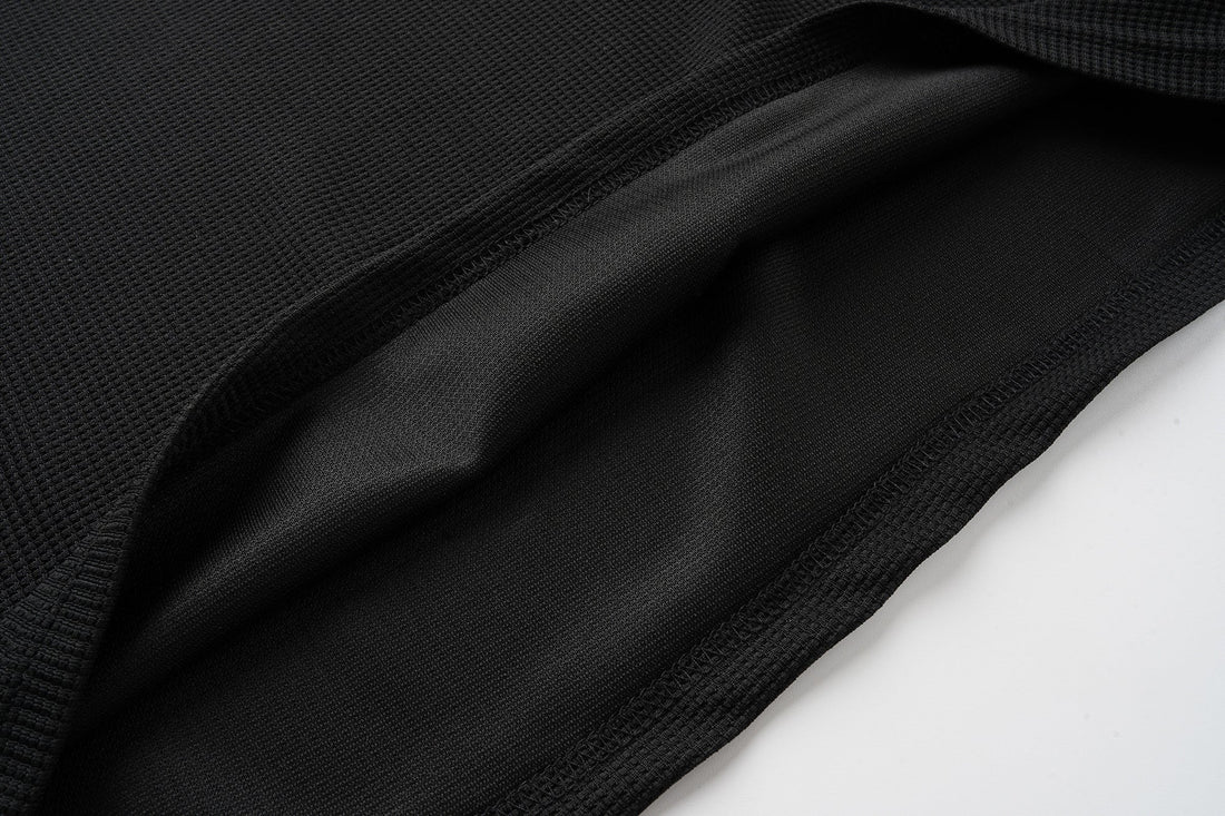 3-6-5.shop Retro Henley Long Sleeve Tee
