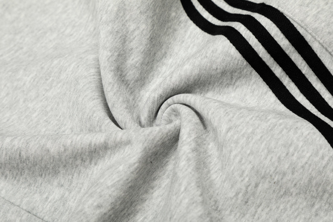 3-6-5.shop Curved Stripe Wide-Leg Pants