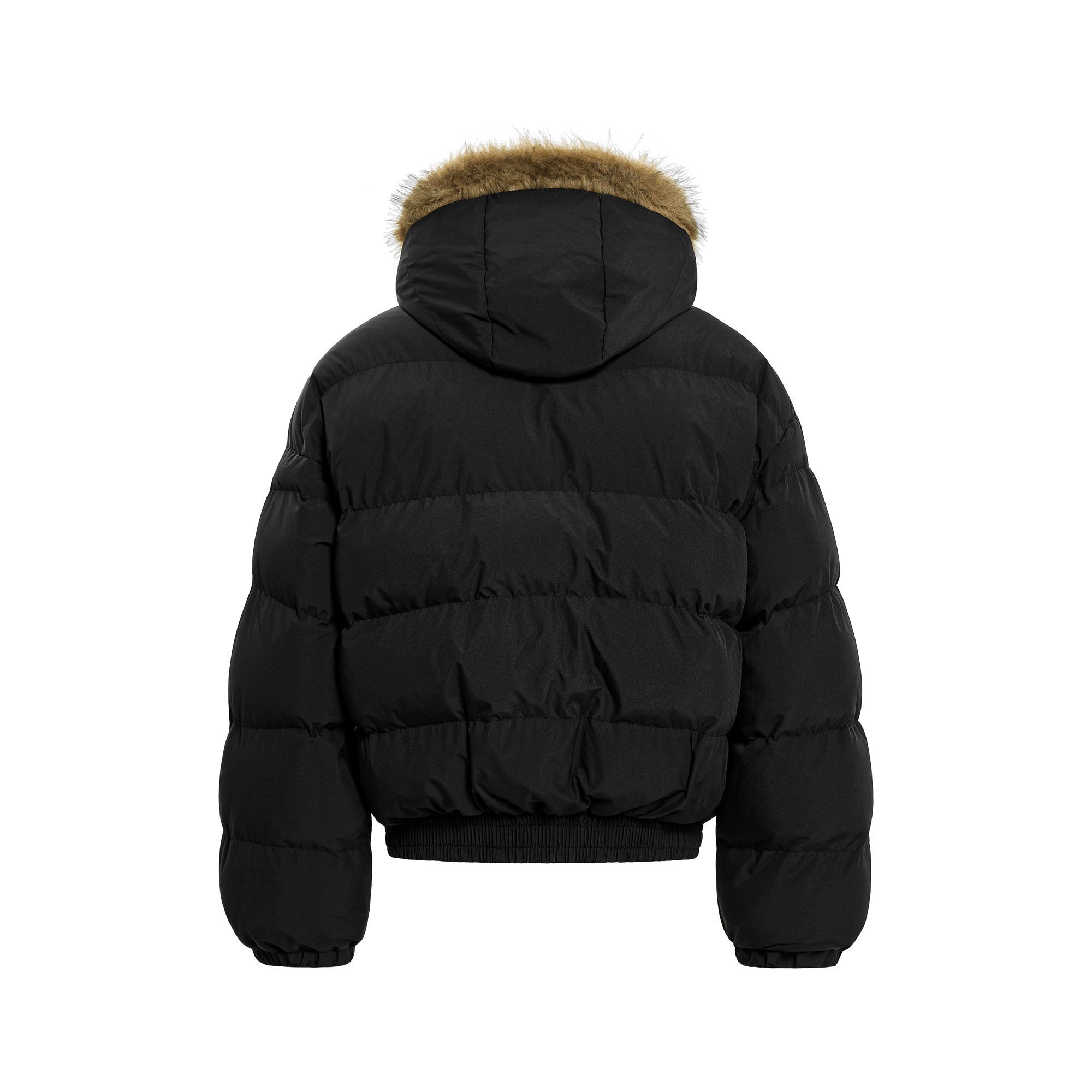 3-6-5.shop Fur-Trim Puffer Jacket