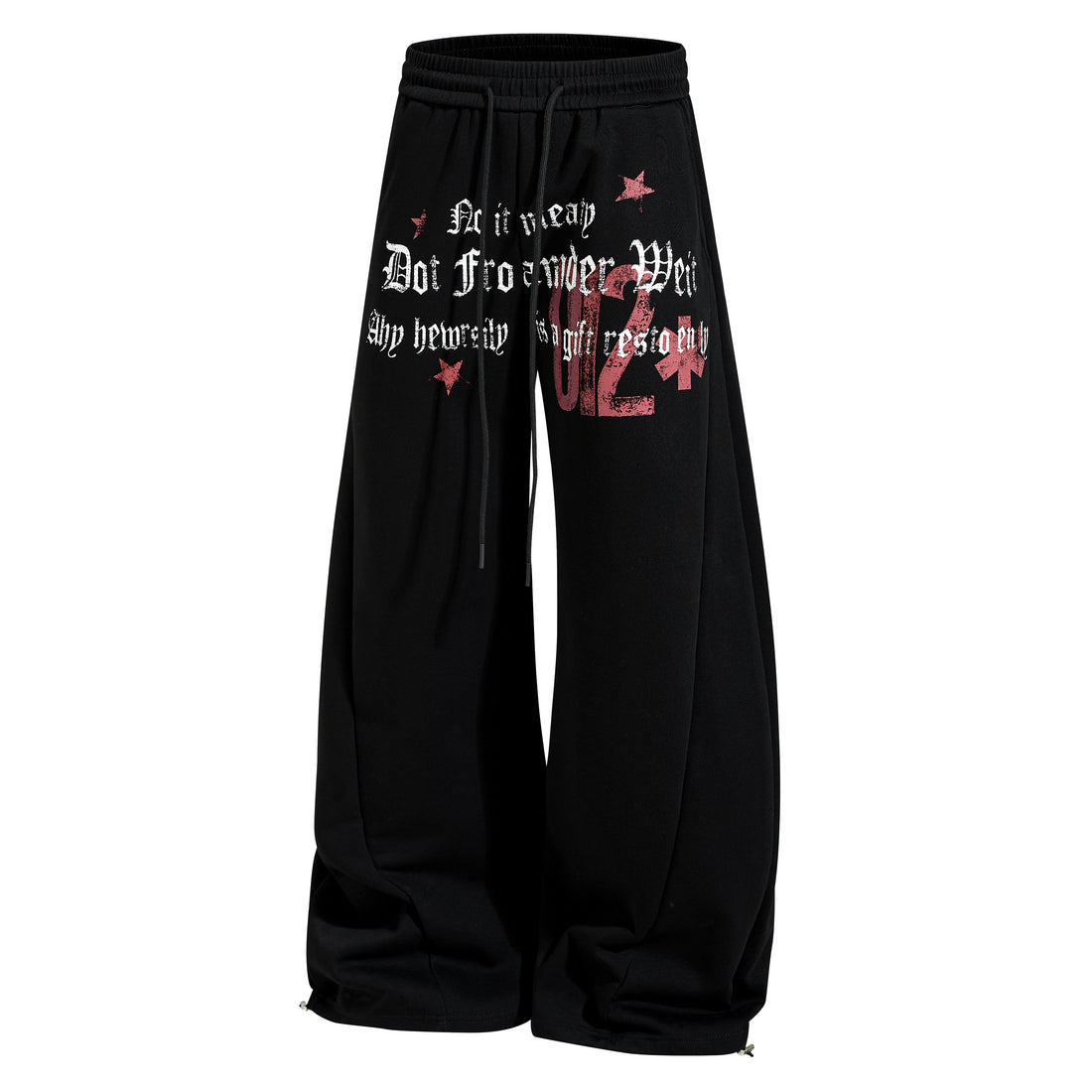 3-6-5.shop Vintage Star Wide-Leg Sweatpants