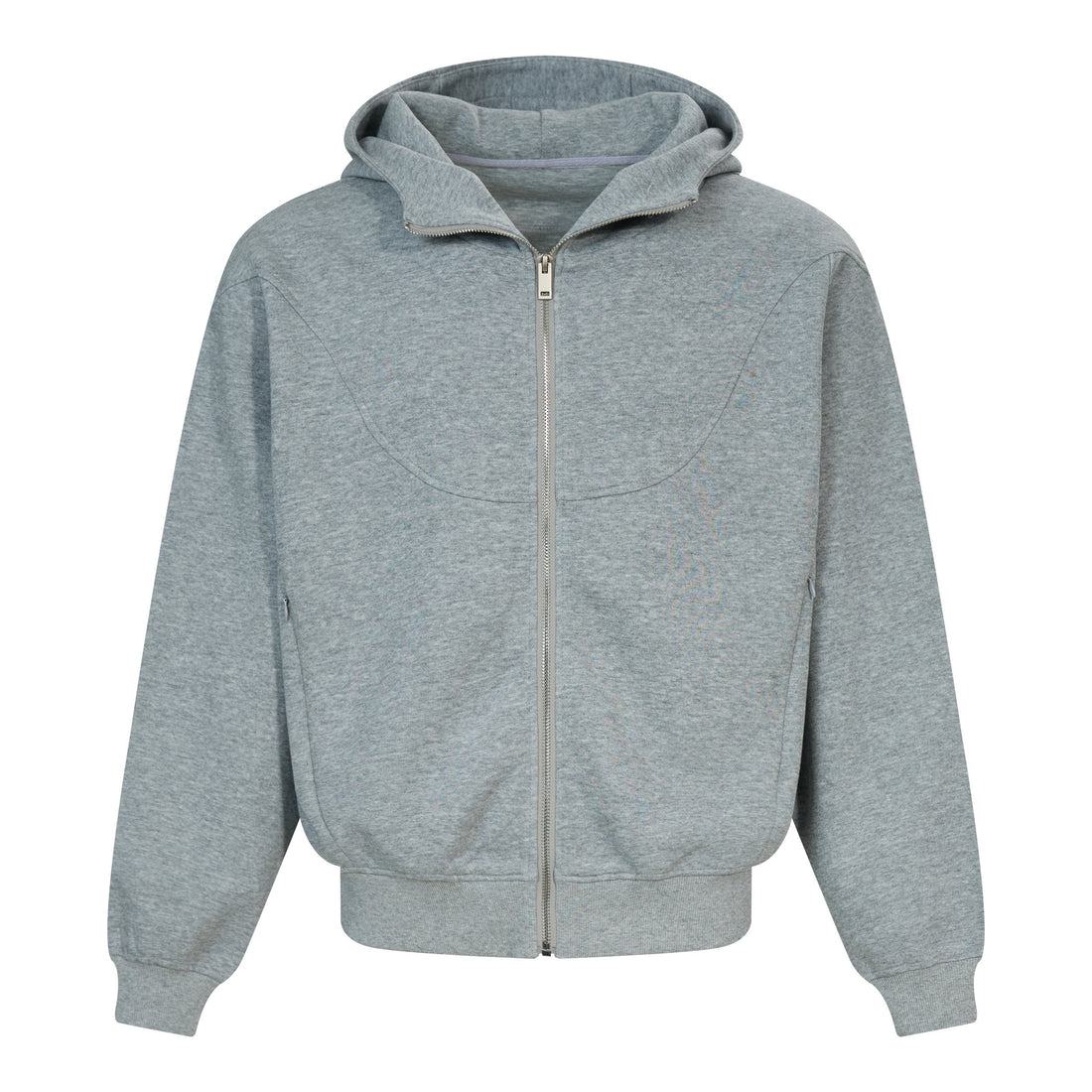 3-6-5.shop Curved Panel Full-Zip Hoodie