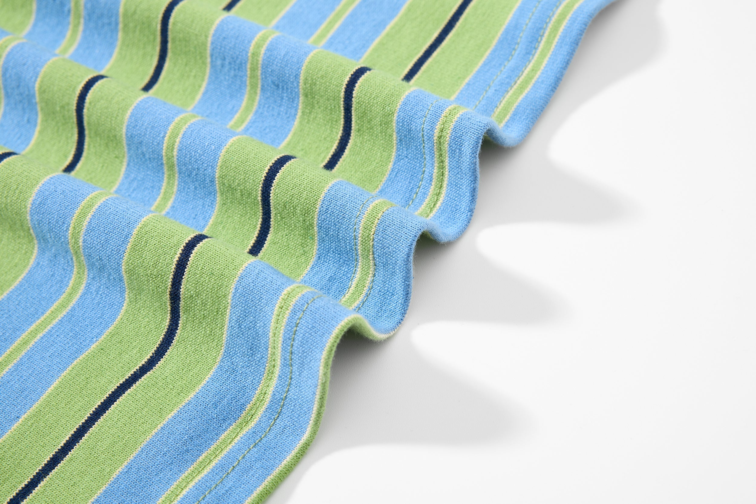 3-6-5.shop Striped Graphic Layered Polo