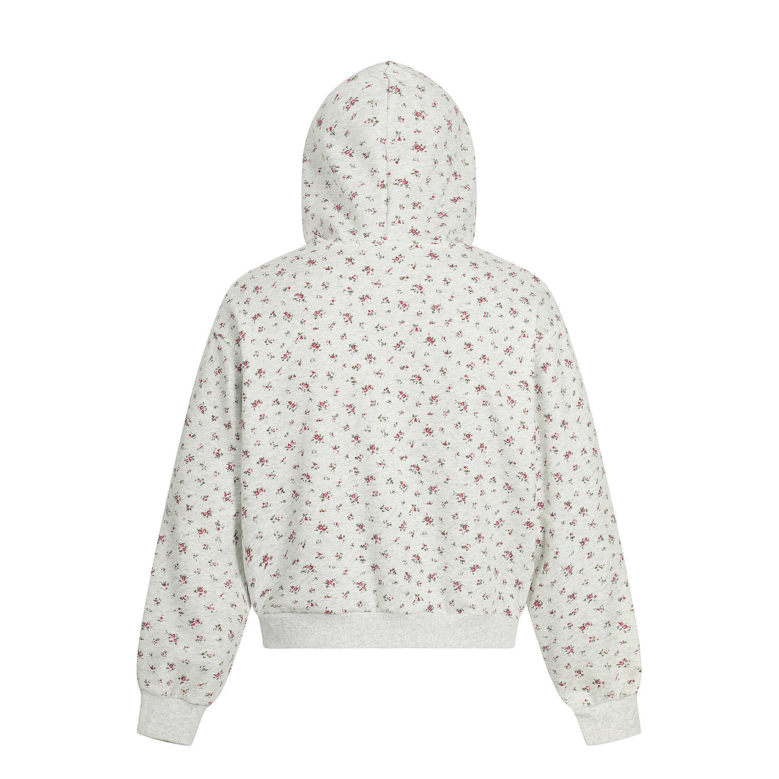 3-6-5.shop Floral Balaclava Zip Hoodie
