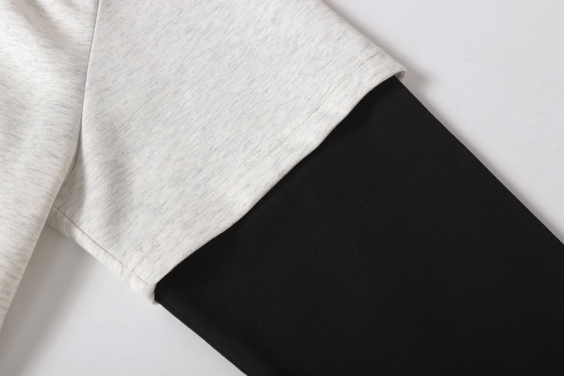 3-6-5.shop Layered Polo Long Sleeve Tee